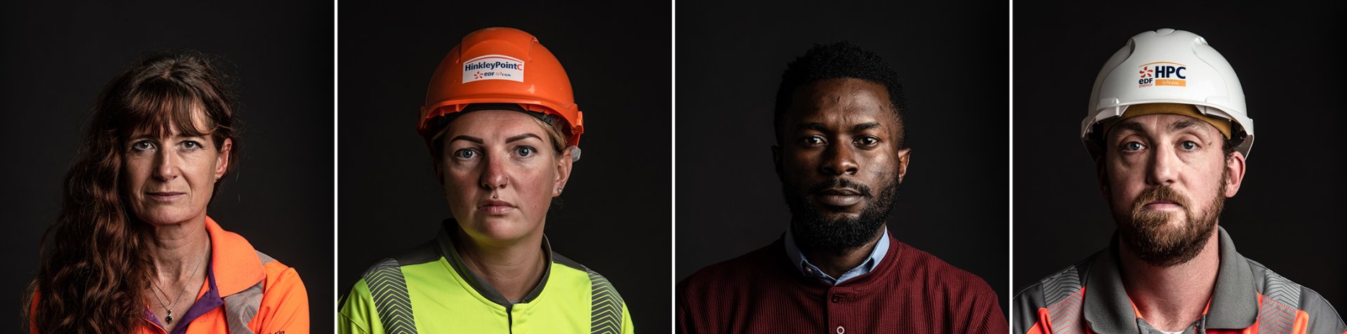 Construction Safety Campaign Portrait Photography