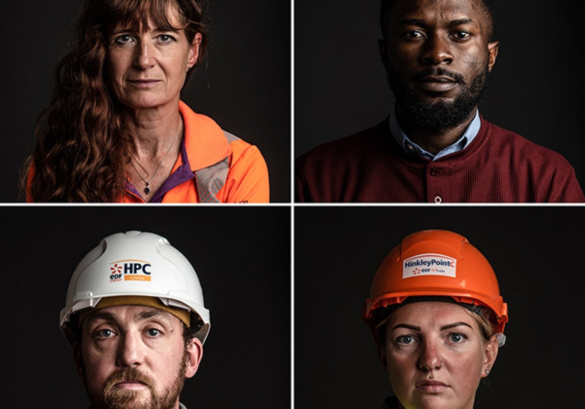 Construction Safety Campaign Portrait Photography